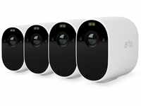 Arlo Essential Spotlight 4 Kameras WLAN Überwachungskamera aussen, kabellos,...
