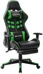 vidaXL Gaming Stuhl mit Fu&szlig;st&uuml;tze H&ouml;henverstellbar Chefsessel B&uuml;rostuhl