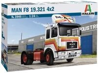 Italeri 1:24 Man F8 19.321 2Achs, originalgetreue Nachbildung, Modellbau, Basteln,