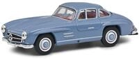 Schuco Mercedes Benz 300 SL, Fl&uuml;gelt&uuml;ren, Modellauto, Ma&szlig;stab 1:64, blau