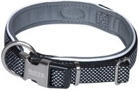 Nobby Halsband Classic Preno Royal, schwarz L: 38-47 cm, B: 20/25 mm, 1 St&uuml;ck