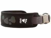 Hurtta Weekend Warrior Halsband für Große Hunde, Hundehalsband Schwarz 55-65...