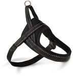 Hundegeschirr Soft & Safe reflektierend, Gr.-1: 28-35cm schwarz/schwarz