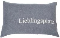 Fussenegger Kissenh&uuml;lle ""Lieblingsplatz"" grau 40/60cm