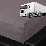 G BETTWARENSHOP Spannbettlaken f&uuml;r LKW Truck Matratzen mit Rundumgummi 60x200...