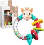 Sophie la Girafe &ndash; Blaue 2-in-1 Rassel + Bei&szlig;ring &ndash; Ab 3 Monaten &ndash; 4 Formen