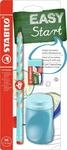 STABILO - Schul-Set f&uuml;r Rechtsh&auml;nder - EASYgraph in blau - inkl. Spitzer + Radierer