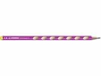 Schmaler Dreikant-Bleistift für Linkshänder - STABILO EASYgraph S in pink -