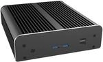 Akasa Newton TN, L&uuml;fterlose Geh&auml;use, PC Aluminiumgeh&auml;use, Entwickelt f&uuml;r Intel