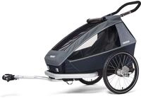 Croozer Kid Vaaya 1 Kinderanh&auml;nger Graphite Blue 2020 Fahrradanh&auml;nger