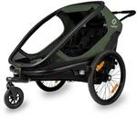 Hamax Outback Fahrradanh&auml;nger f&uuml;r 2 Kinder, Farbe Green/Black