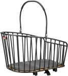 Klickfix Unisex &ndash; Erwachsene Hinterradkorb-2128019620 Hinterradkorb, schwarz,