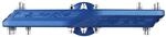 Spank Pedale Spike Reboot Blue Fahrrad Erwachsene Unisex 100 x 100 mm