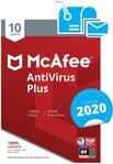 McAfee AntiVirus Plus 2020 | 10 Ger&auml;te | 1 Jahr | PC/Mac/Smartphone/Tablet 