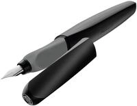Pelikan Twist F&uuml;llhalter, Edelstahl-Feder in Strichbreite M inkl. 2 Tintenpatronen,