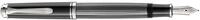 Pelikan 813518 Kolbenf&uuml;llhalter Souver&auml;n M605 Stresemann, Schwarz-Anthrazit, Feder