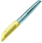 STABILO - F&uuml;ller - Flow COSMETIC in metallic blau/gelb - inkl. Patrone