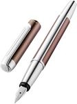 Pelikan 817226 F&uuml;ller Pura, Mokka, M-Feder, 1 St&uuml;ck inklusive Gro&szlig;raumpatrone