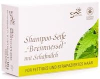 Saling - Shampoo-Seife Brennnessel mit Schafsmilch - 125 g