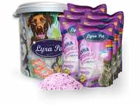 Lyra Pet® | 6 x 5 L = 30 L Lyra Power Clumping Silica Silikat Katzenstreu + 30...