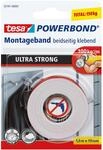 tesa Powerbond ultra strong Montageband - doppelseitiges, extra starkes Klebeband zur