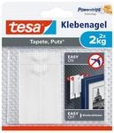 tesa Klebenagel f&uuml;r Tapeten und Putz / Selbstklebende N&auml;gel f&uuml;r empfindliche