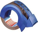 tesapack Solid & Strong inkl. Abroller - leise abrollbares Paketband/Packband zum