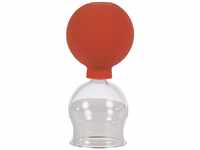 Schröpfglas mit Ball 4,5 cm, Schröpfgläser mit Saugball, medizinisch...