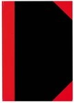 Stylex 29115 Kladde, DIN A5, kariert, schwarz/rot