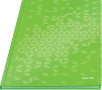 Leitz WOW Notizbuch A4 kariert, Hardcover, 160 Seiten, 80 Blatt FSC-zertifiziertes