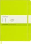 Moleskine Notizbuch mit linierten Seiten, Gr&uuml;n (Limone), XL, 19 x 25 cm