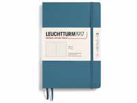 LEUCHTTURM1917 363399 Notizbuch Medium (A5), Softcover, 123 nummerierte Seiten, Stone