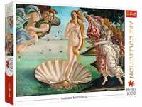 Trefl TR10589 Die Geburt der Venus, Sandro Botticelli 1000 Teile, Art Collection,