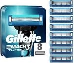 Gillette Mach3 Turbo Rasierklingen, 8 Ersatzklingen f&uuml;r Nassrasierer Herren mit