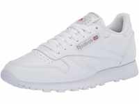 Reebok Herren Classic Leather Sneaker, White White Light Grey, 42.5 EU