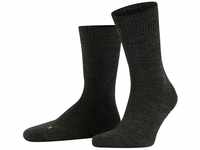 FALKE Unisex Socken Walkie Light U SO Wolle einfarbig 1 Paar, Grau (Smog 3150), 44-45
