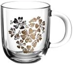 Leonardo Emozione Geschenk Tasse Blumenherz, 1 St&uuml;ck, sp&uuml;lmaschinengeeignete