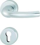 Hoppe Tokyo Rosettengarnitur, Aluminium Natur F1, 1710/42KV/42KVS, PZ