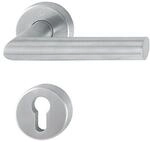 HOPPE Rosetten-Garnitur Ams.E1400/42H/42HKVS VA F69 rd.PZ DIN L/R D/D