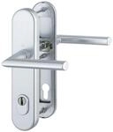 Hoppe 3666465 Schutzbeschlag Stockholm ES1, beids.Dr&uuml;cker, mit ZA,Entf.92mm,...