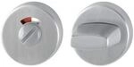 HOPPE ZT-Schl&uuml;sselrosette E42KVS, rund WC/SS Edelstahl matt TS 37-42
