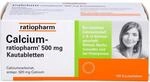 Calcium-ratiopharm 500 mg Kautabletten, 100 St. Tabletten
