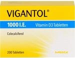 VIGANTOL 1000 I.E. Vitamin D3 Tabletten, 200 St. Tabletten