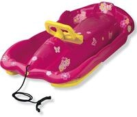 AlpenGaudi Space pink, Schlitten Lenkrodel Kinderbob