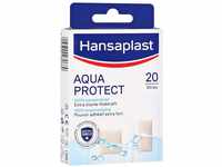 Hansaplast Aqua Protect Pflaster (20 Strips), wasserfeste Wundpflaster mit extra