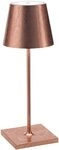 Zafferano, Poldina Pro Mini Lampe mit Kupferfarbenes Blatt, Kabellose, Zafferano, Poldina Pro Mini Lampe mit Kupferfarbenes Blatt, Kabellose,