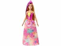 Barbie GJK13 - Dreamtopia Prinzessinnen-Puppe, ca. 30 cm groß, blond mit lila