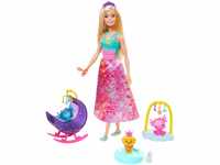 Barbie GJK51 - Dreamtopia Drachen KindergartenSpielset mit Prinzessin Puppe und