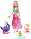 Barbie GJK51 - Dreamtopia Drachen KindergartenSpielset mit Prinzessin Puppe und