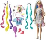 Barbie Einhorn-Puppe mit Meerjungfrauenhaar und Einhorn-Haarkr&ouml;nchen,...